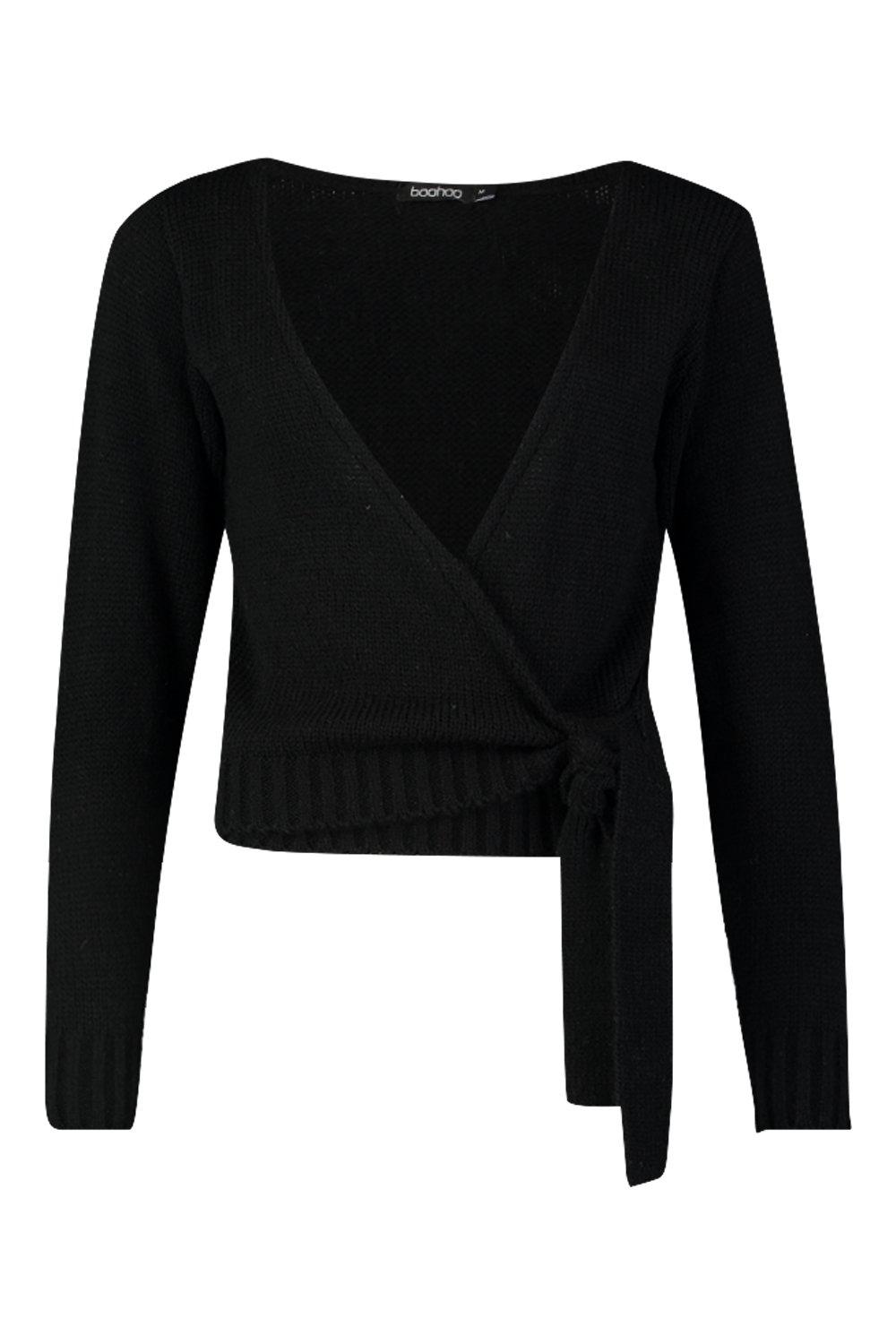 wrap tie cardigan