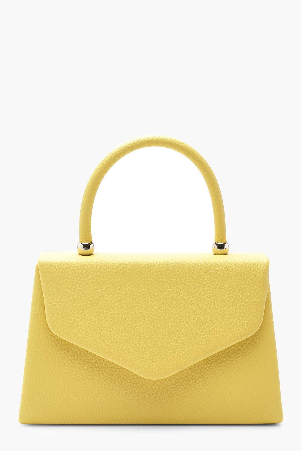 lemon clutch bag