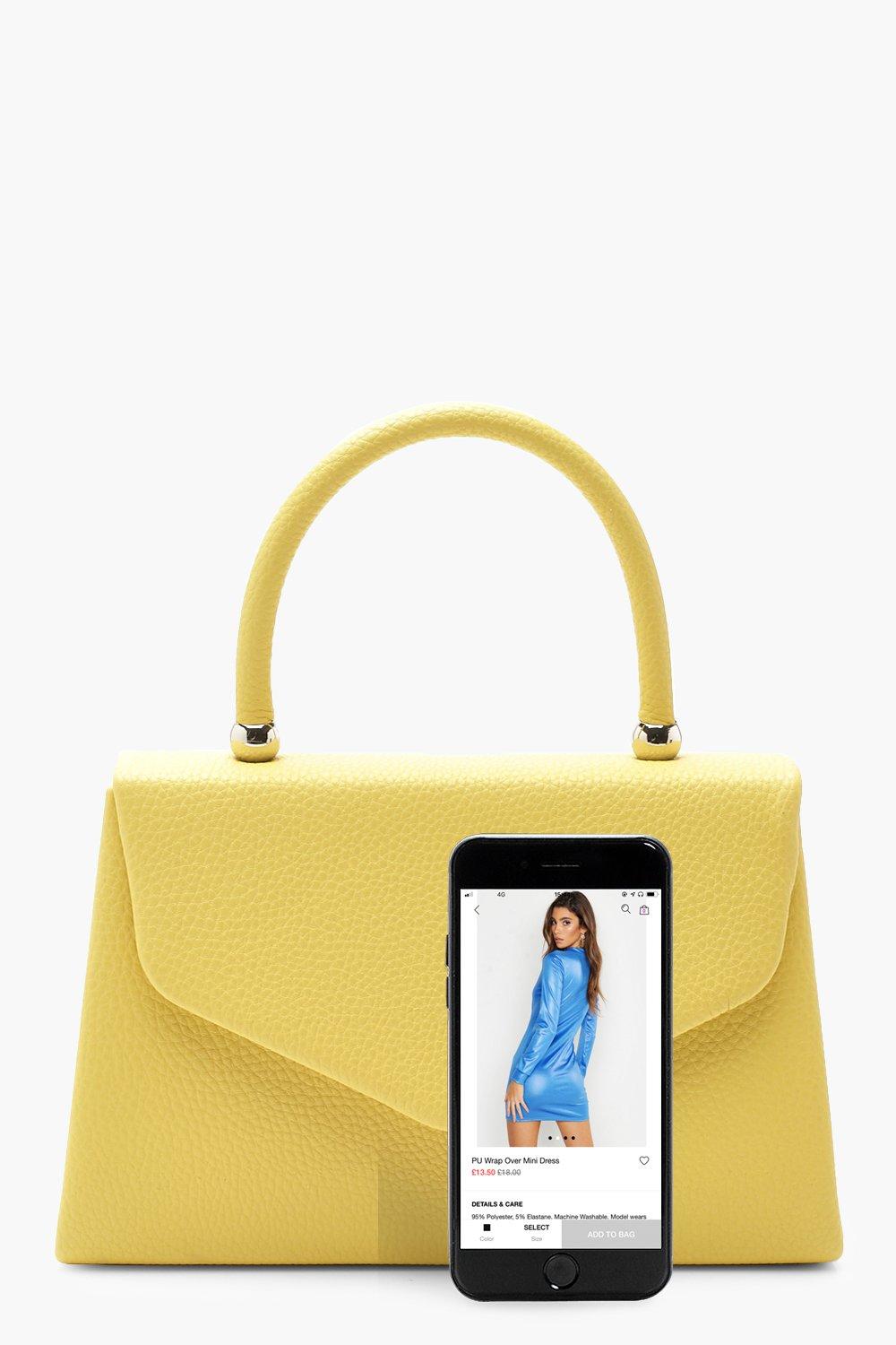 Clutch bag with handle hotsell