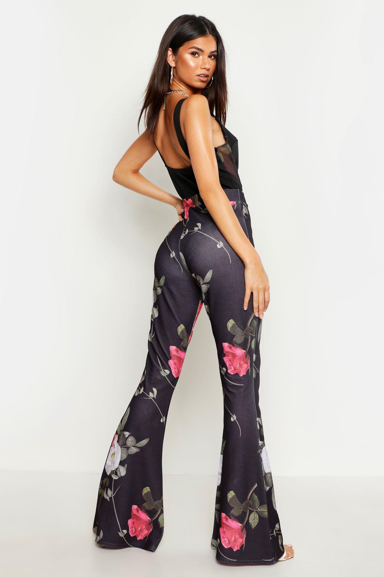 Floral flared hot sale palazzo