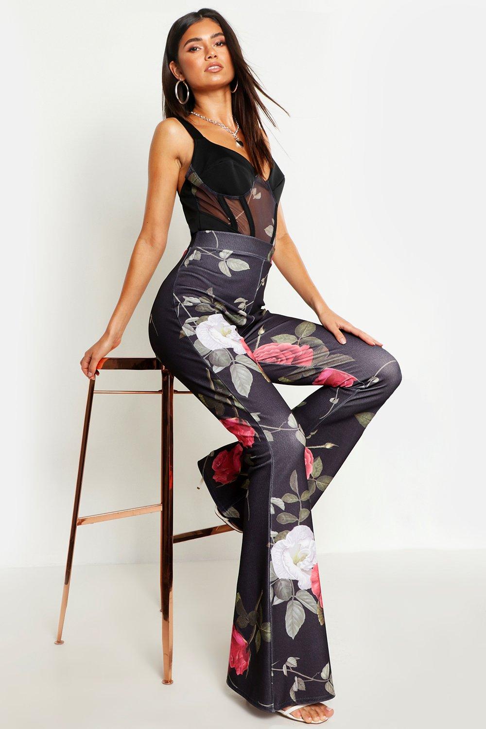 Floral Flare Trouser