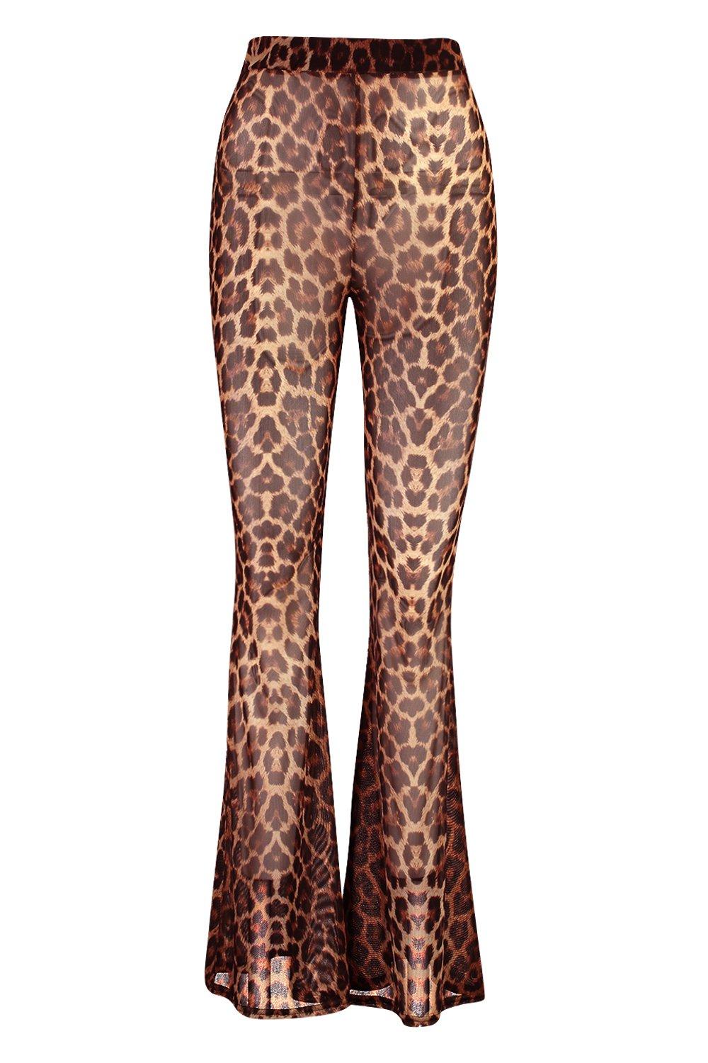 Pantaloni leopardati best sale