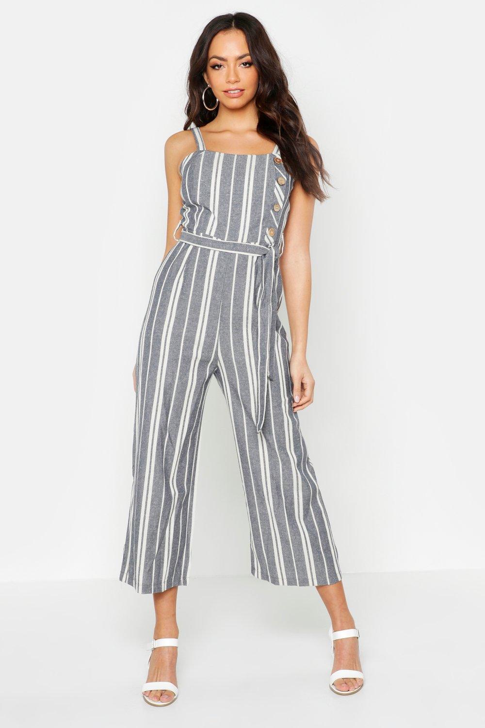 jumpsuit with buttons on side