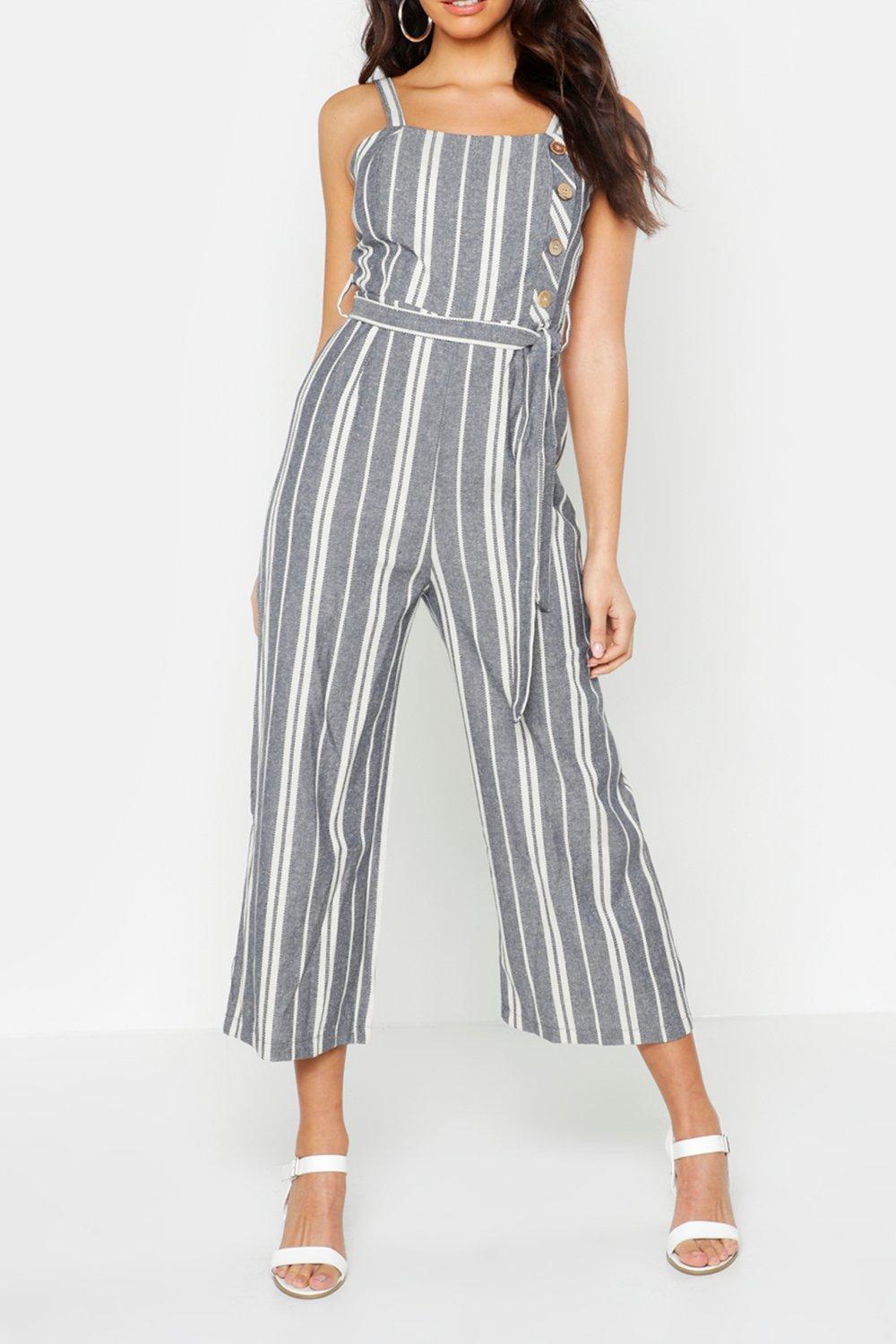 jumpsuit with buttons on side