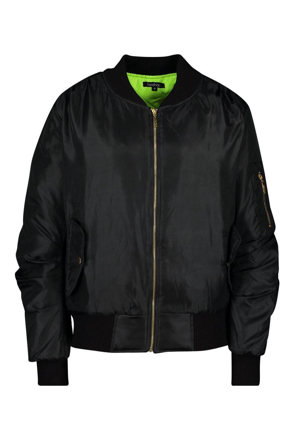 Neon hotsell bomber jacket