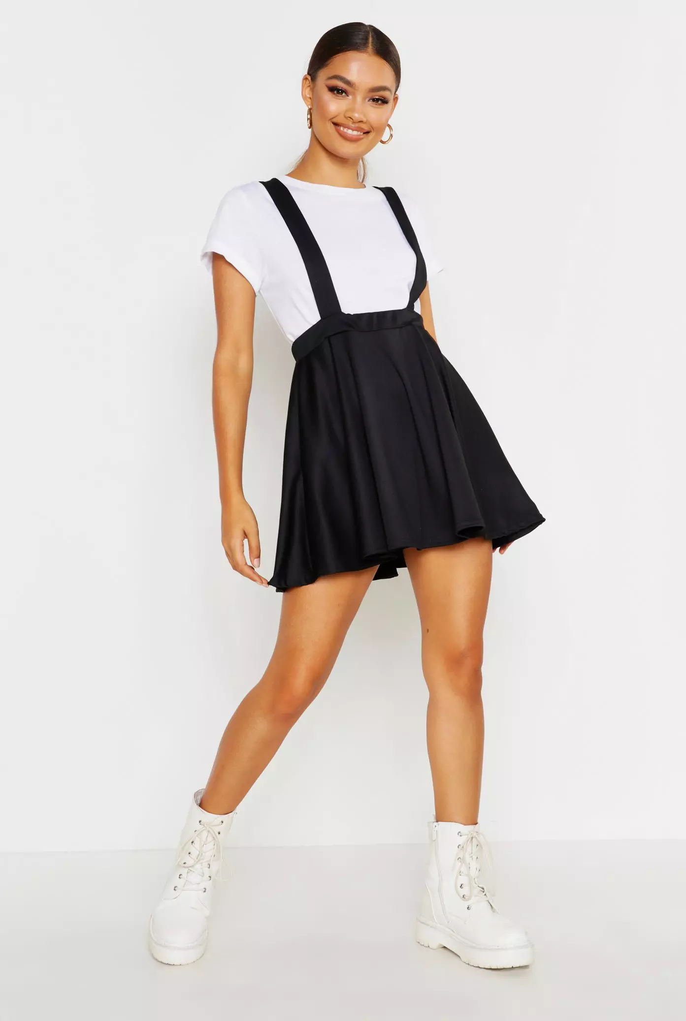 Black 2025 pinafore skirt