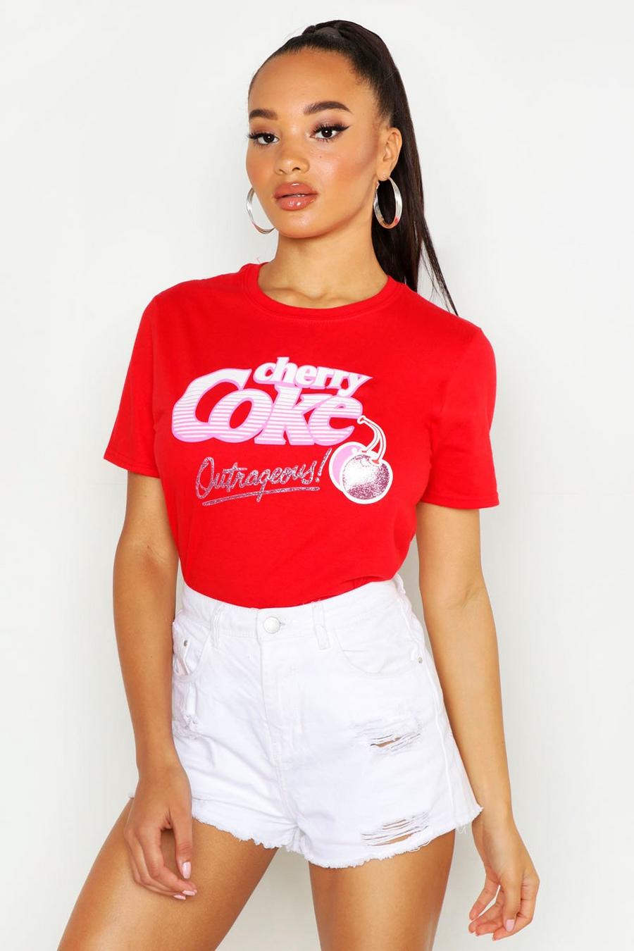 Coca Cola Cherry Licenced T-Shirt image number 1