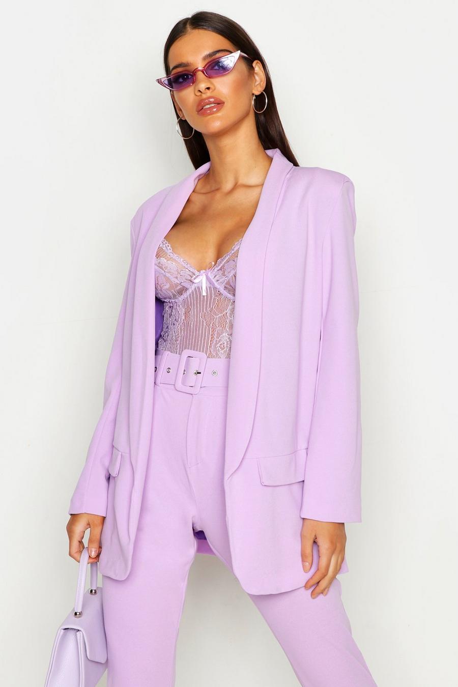 Lilac purple Tailored Blazer image number 1