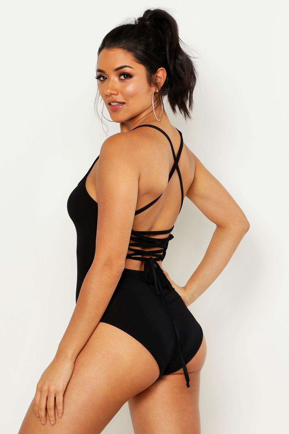 strappy back bodysuit