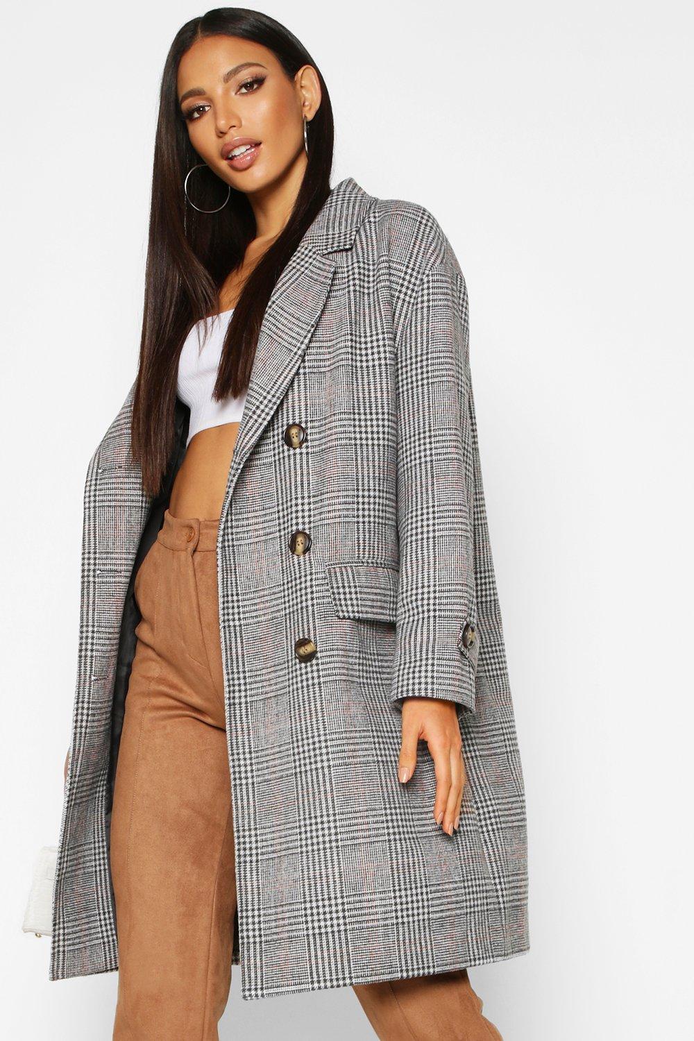 Trench best sale femme carreaux