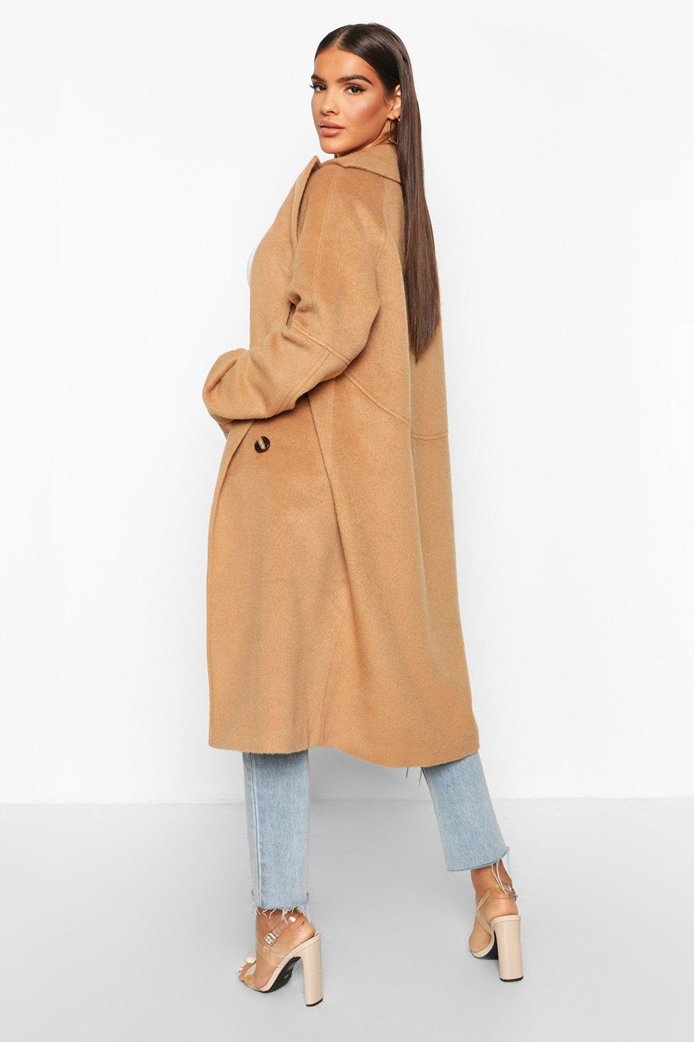 Le manteau brossé deux boutons, Only, Manteaux en laine pour Femme  Automne-Hiver 2019