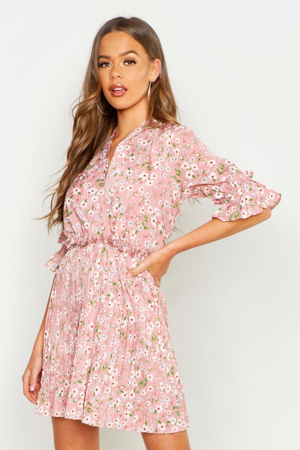 boohoo smock dress