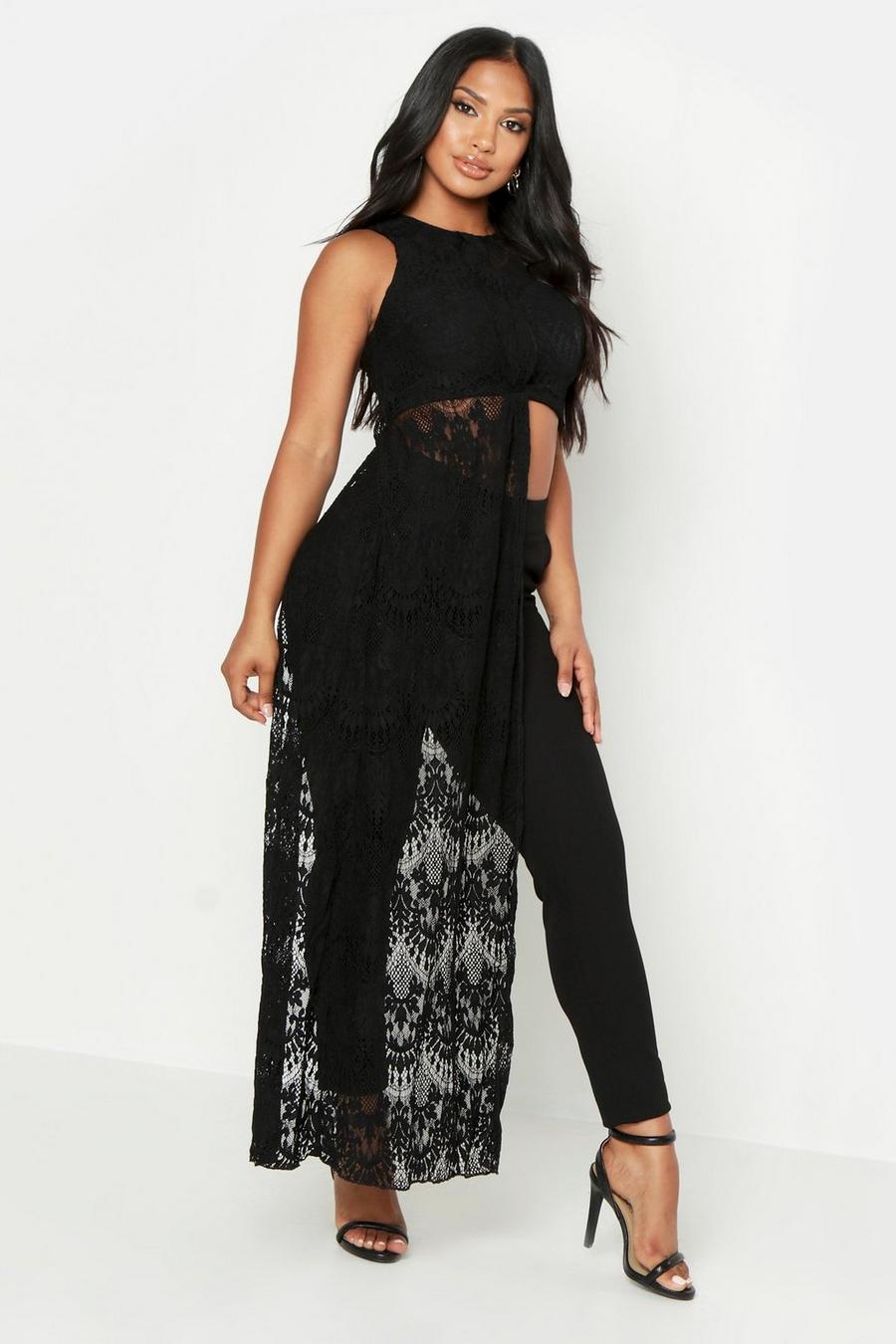 Black Lace Co-Ord image number 1