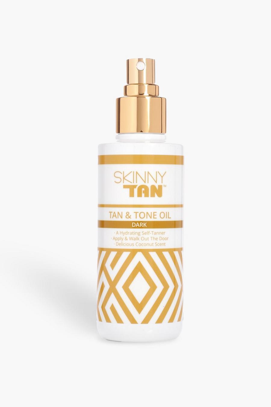Huile tonifiante et bronzante Skinny Tan - Foncée, Marron image number 1