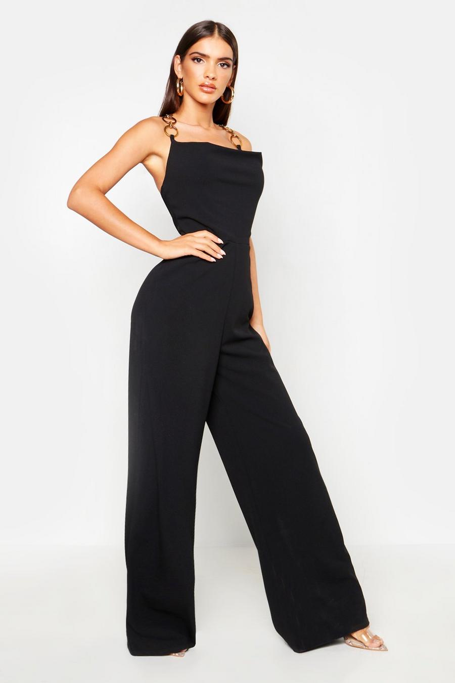 Ring Buckle Cowl Jumpsuit image number 1