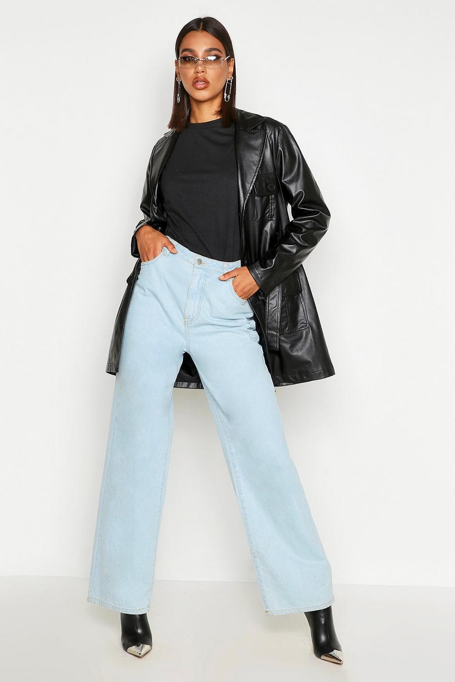 Belted Faux Leather Utility Jacket | boohoo