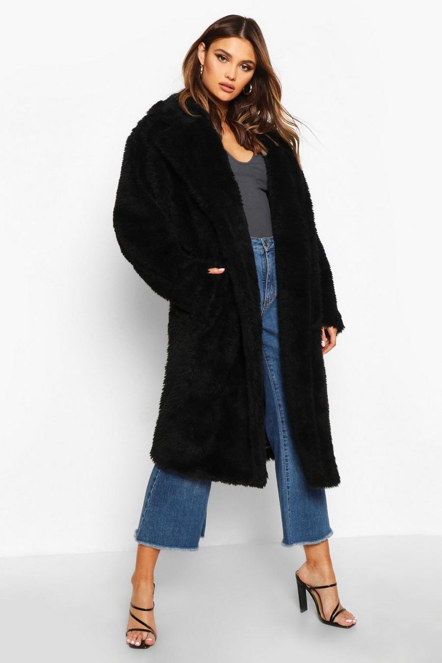 Oversized Teddy Faux Fur Coat image number 1