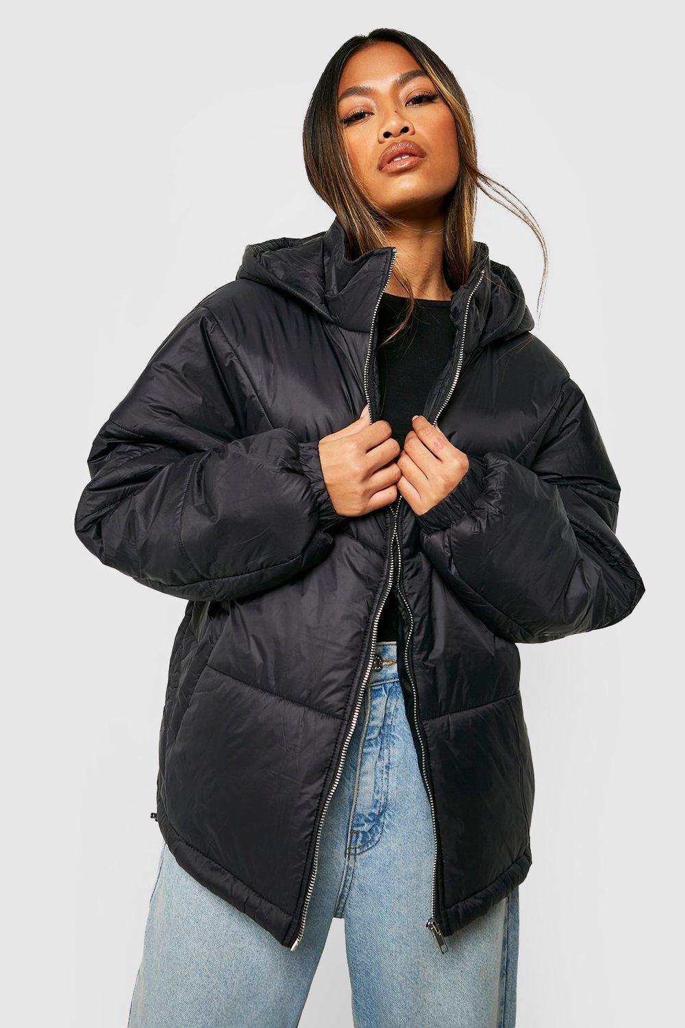 Puffer Jackets & Puffer Coats | Black & Long Puffer Jackets | boohoo UK