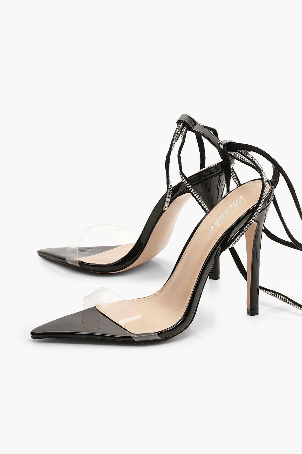 talons transparents boohoo