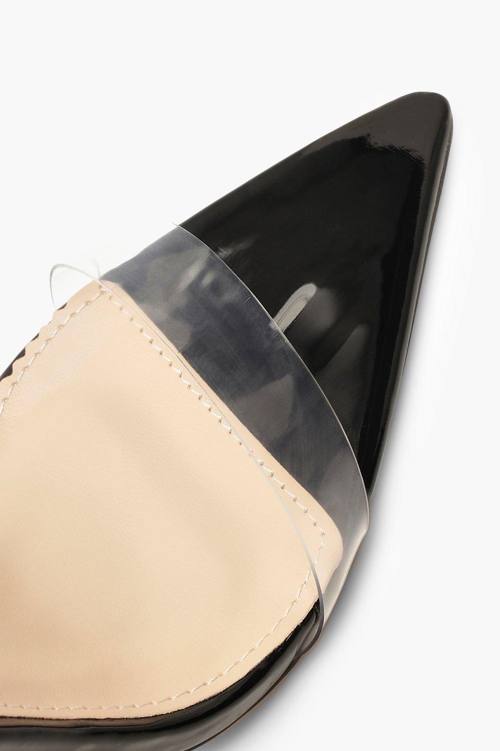 boohoo talon transparent