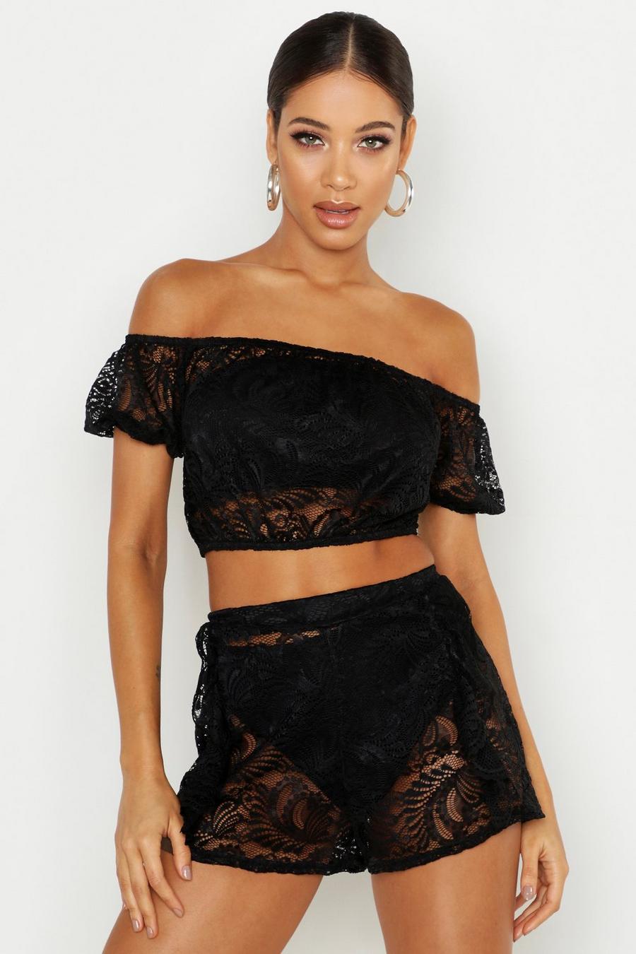 Lovestruck Babe Lace Top in Black