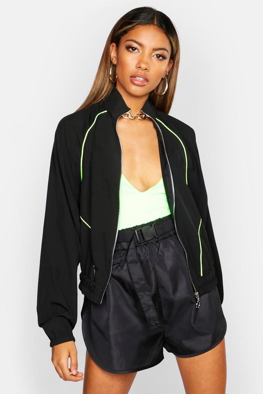 Neon Piping Track Jacket image number 1