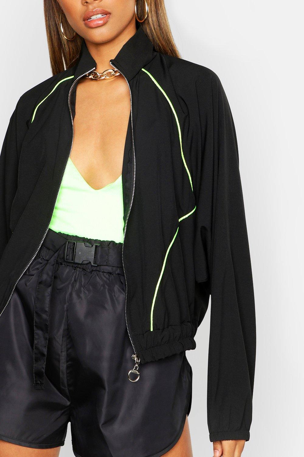 Neon Piping Track Jacket