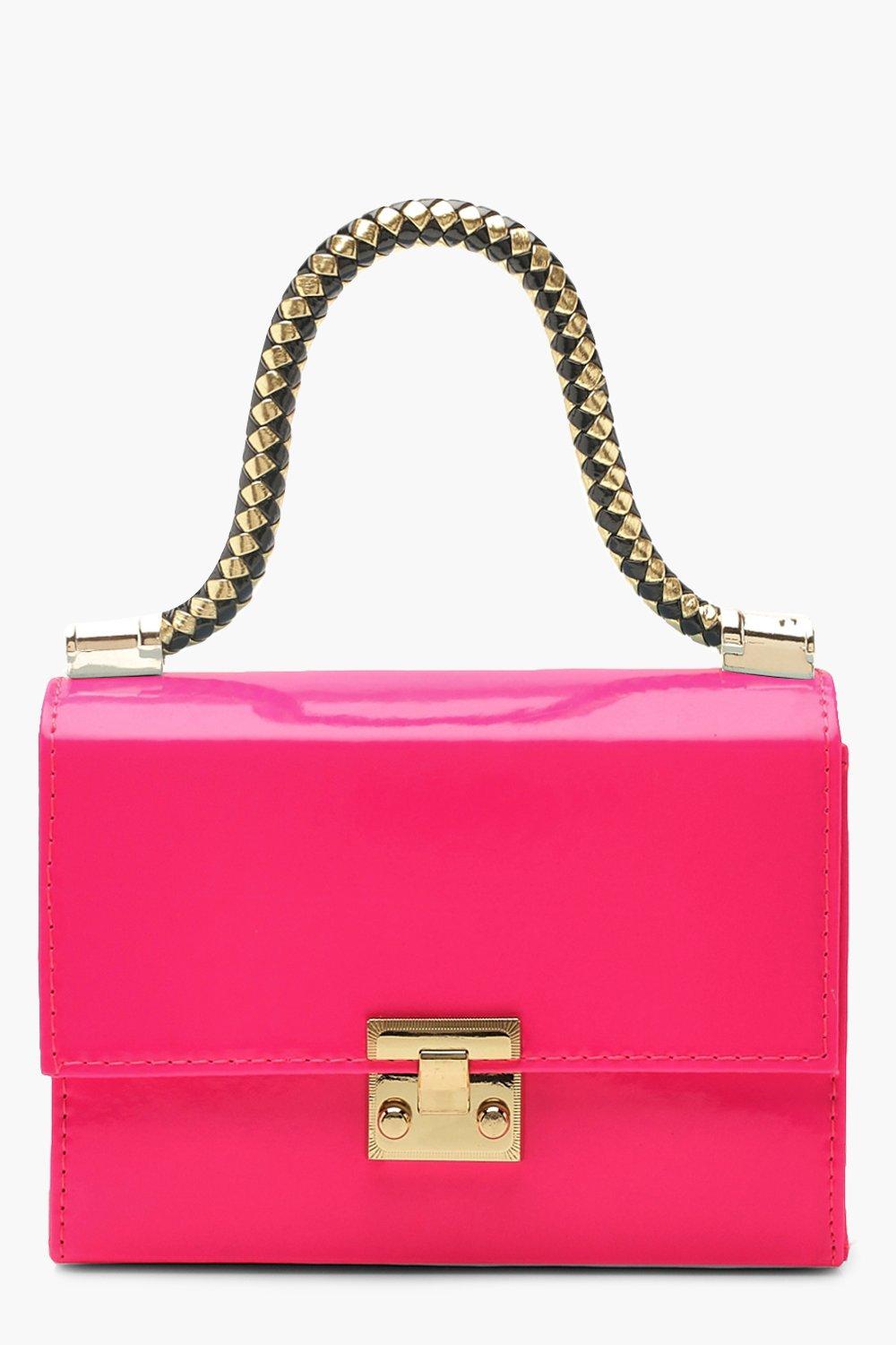 neon pink bag