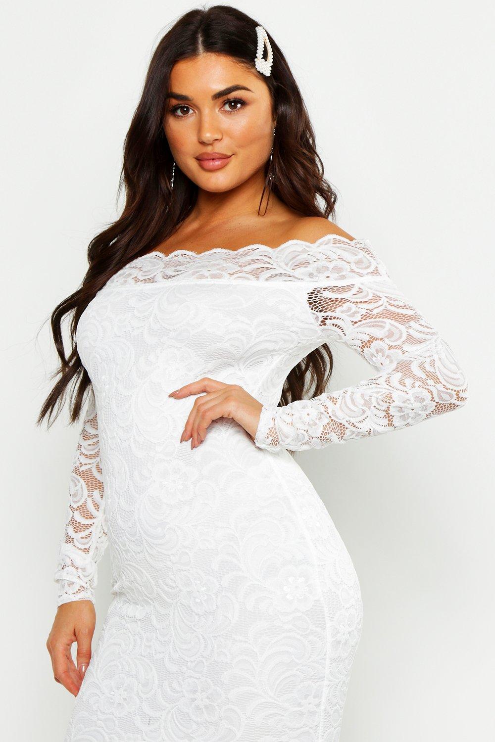 Boohoo 2024 robe dentelle