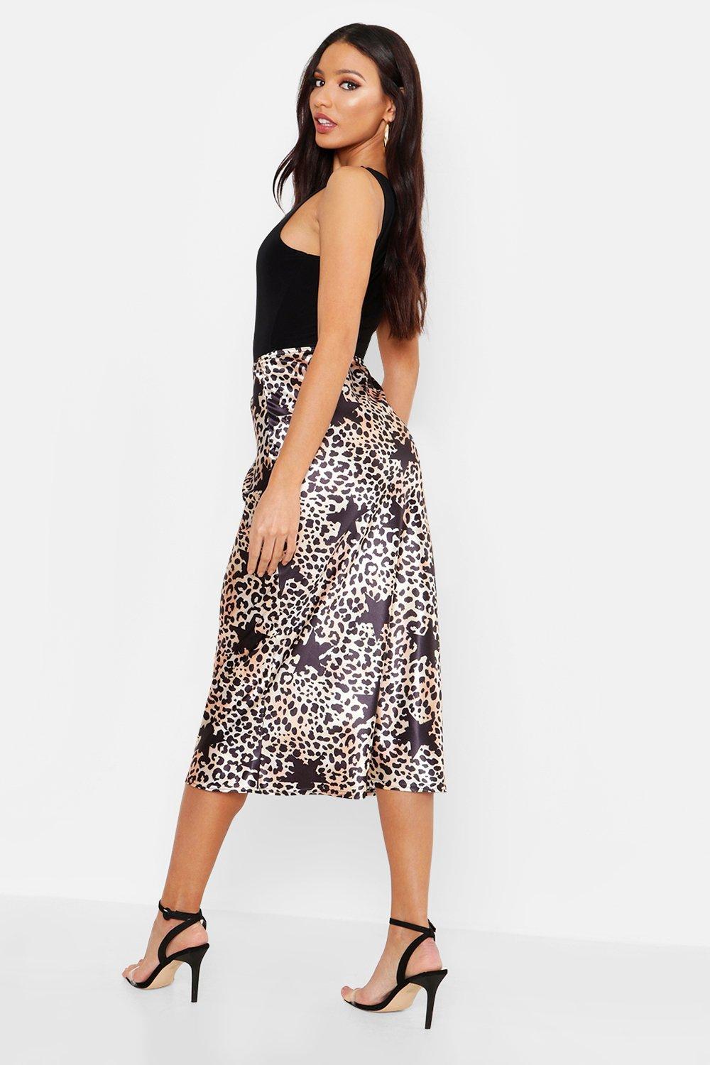 boohoo star leopard print dress