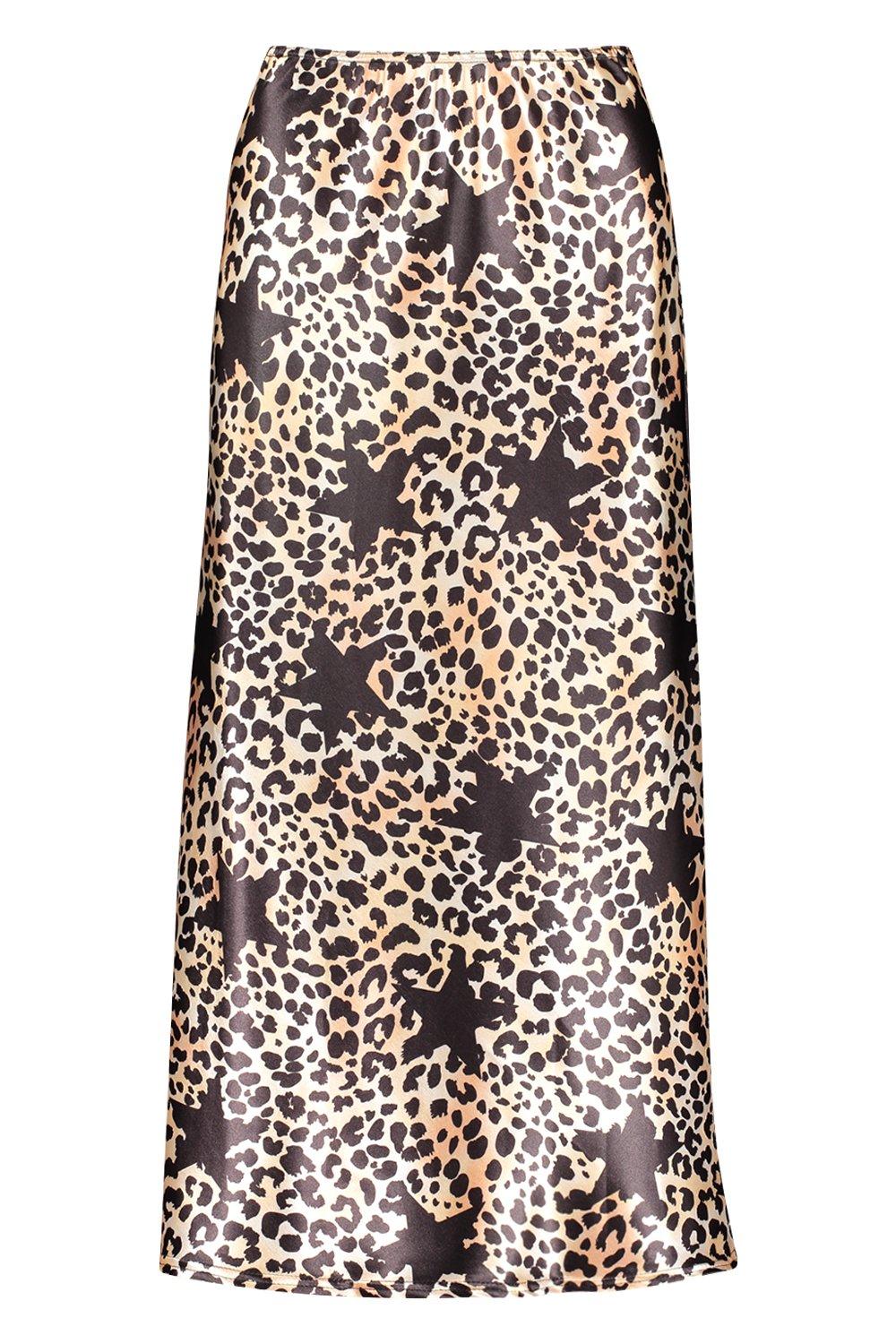 boohoo star leopard print dress