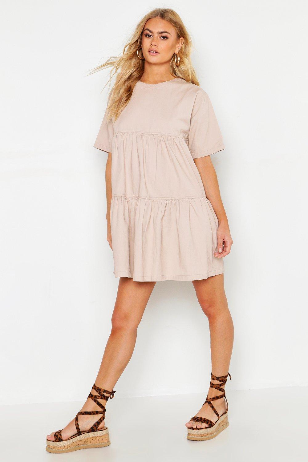 boohoo jeans dress