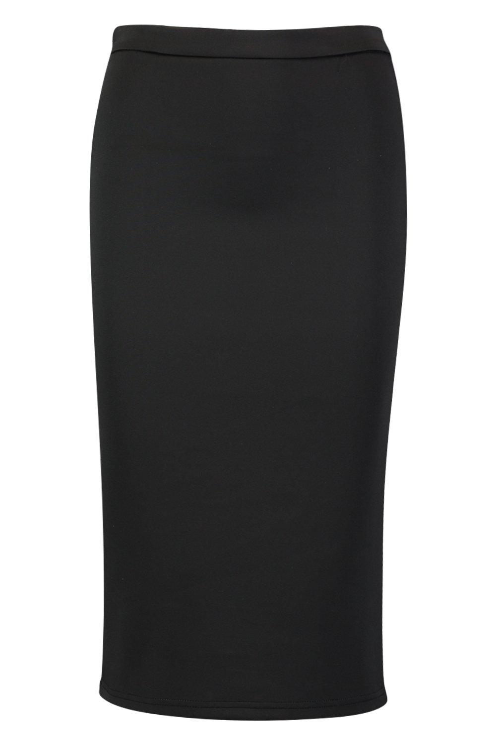 boohoo plus size pencil skirt