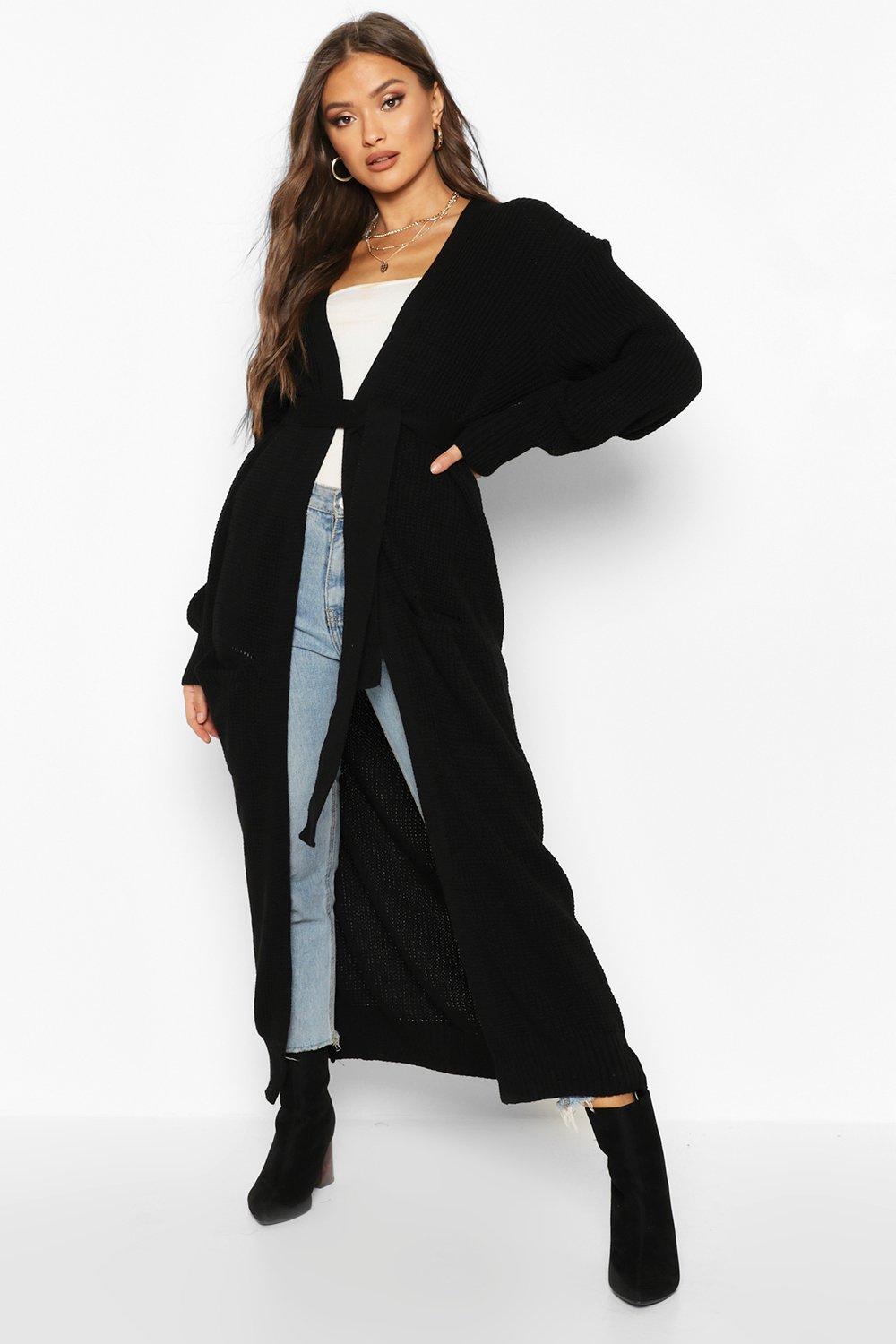 black maxi cardigan uk