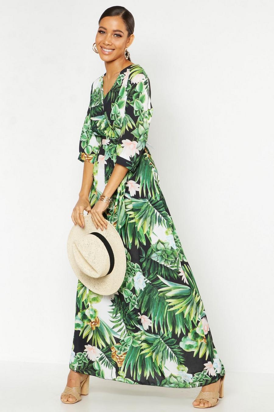 Woven Wrap Maxi Dress image number 1