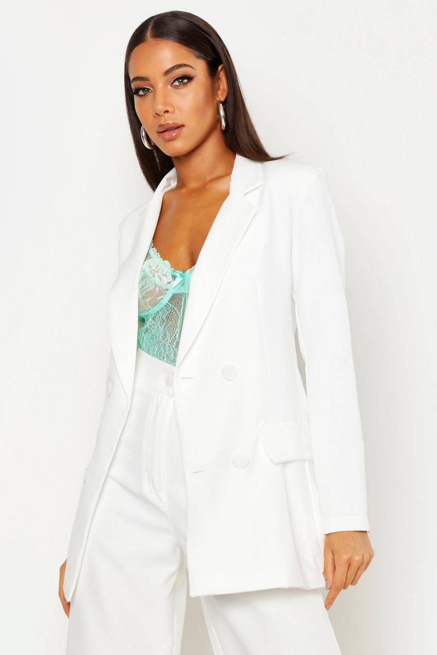 Double Breasted Longline Blazer image number 1
