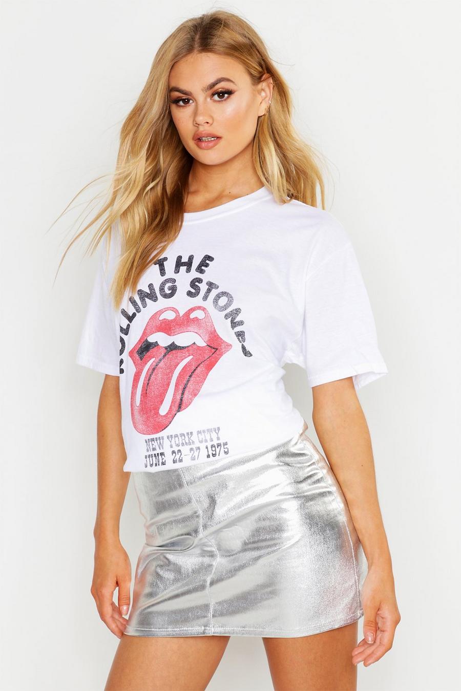 Extrem Oversized-T-Shirt mit Rolling-Stones-Print image number 1