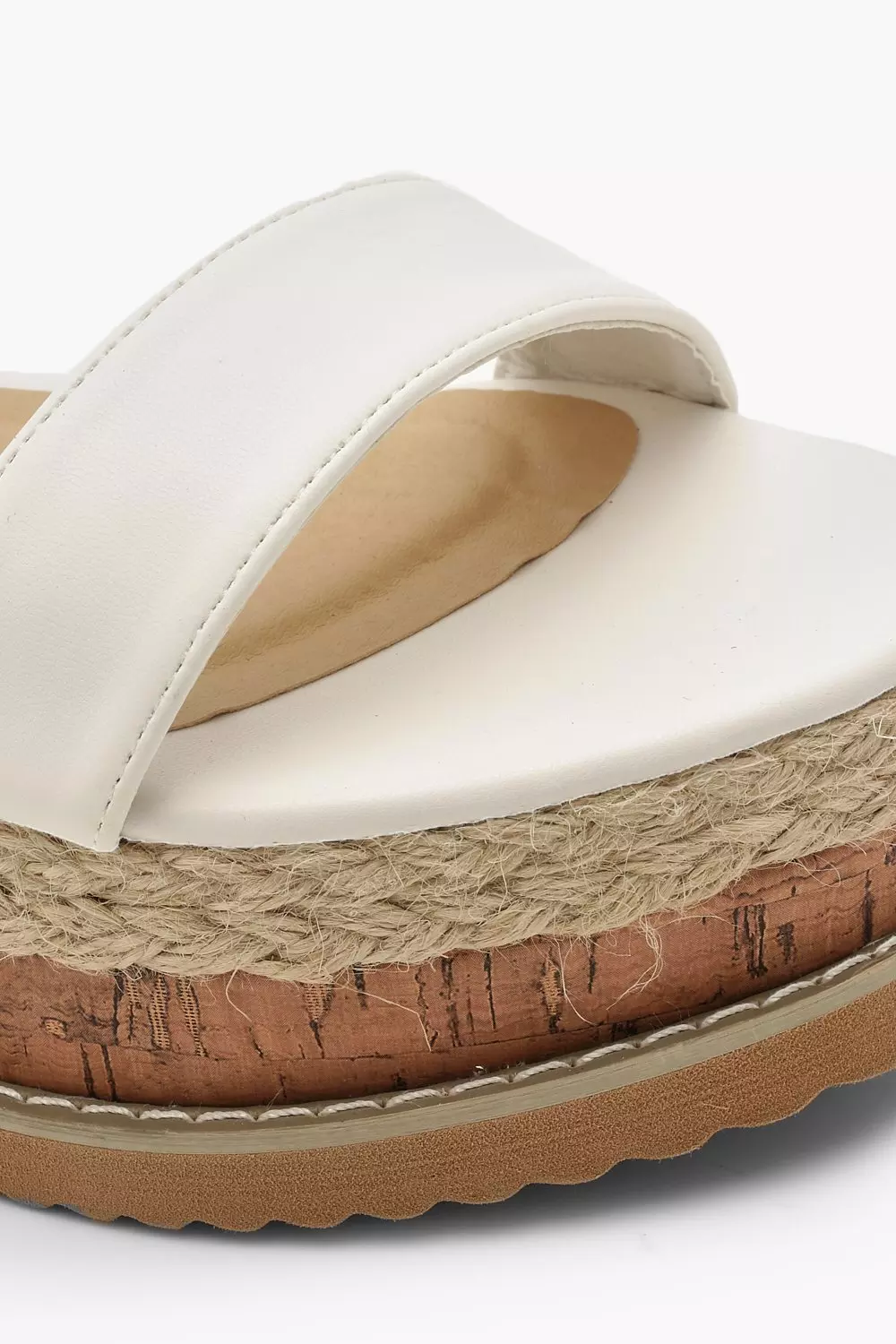 Wrap strap espadrille flatforms discount
