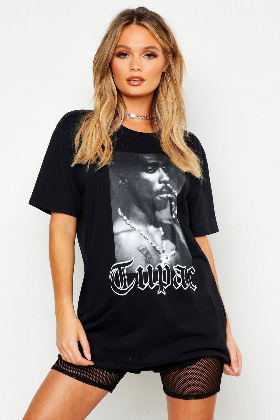 Tupac Oversized License T-Shirt image number 1