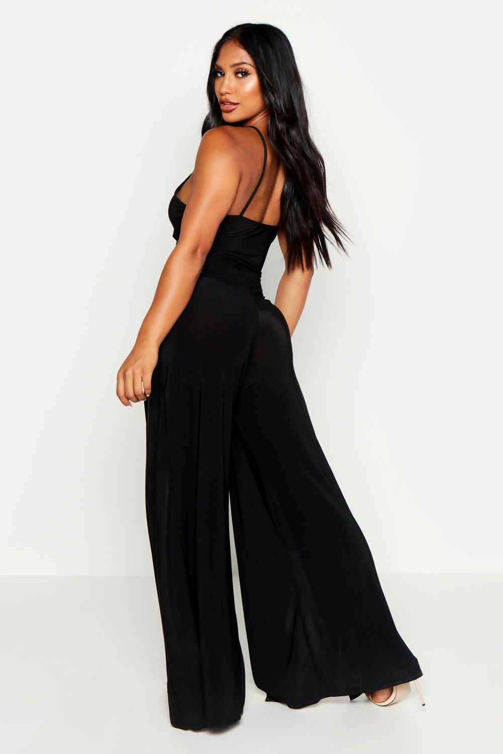 Split Wide Leg Jumpsuit