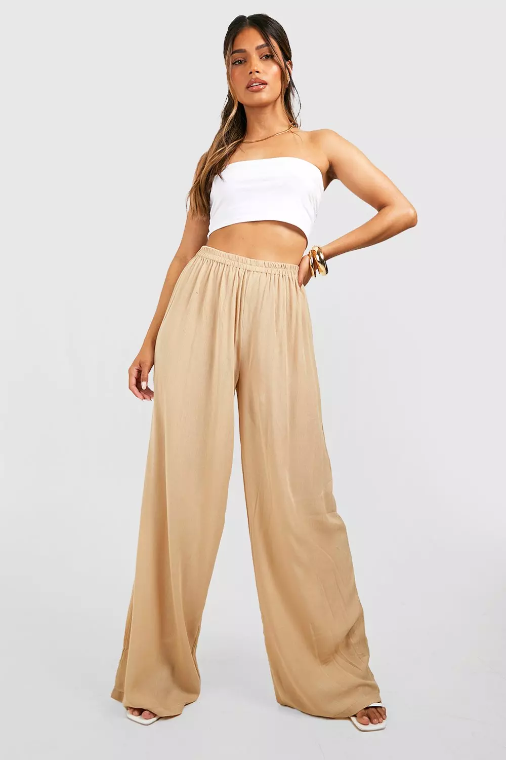 Forever 21 high waisted wide deals leg pants