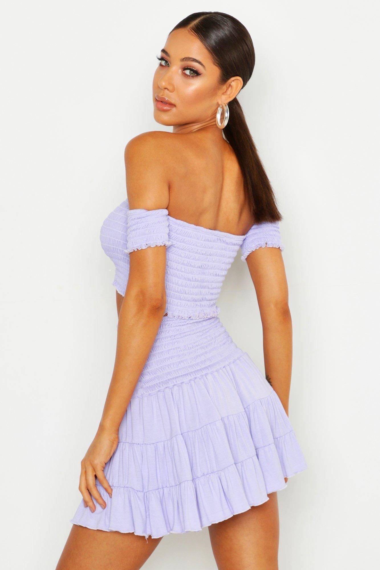 Boohoo rara shop dress