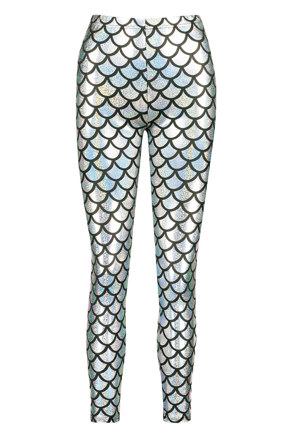 Mermaid print leggings best sale