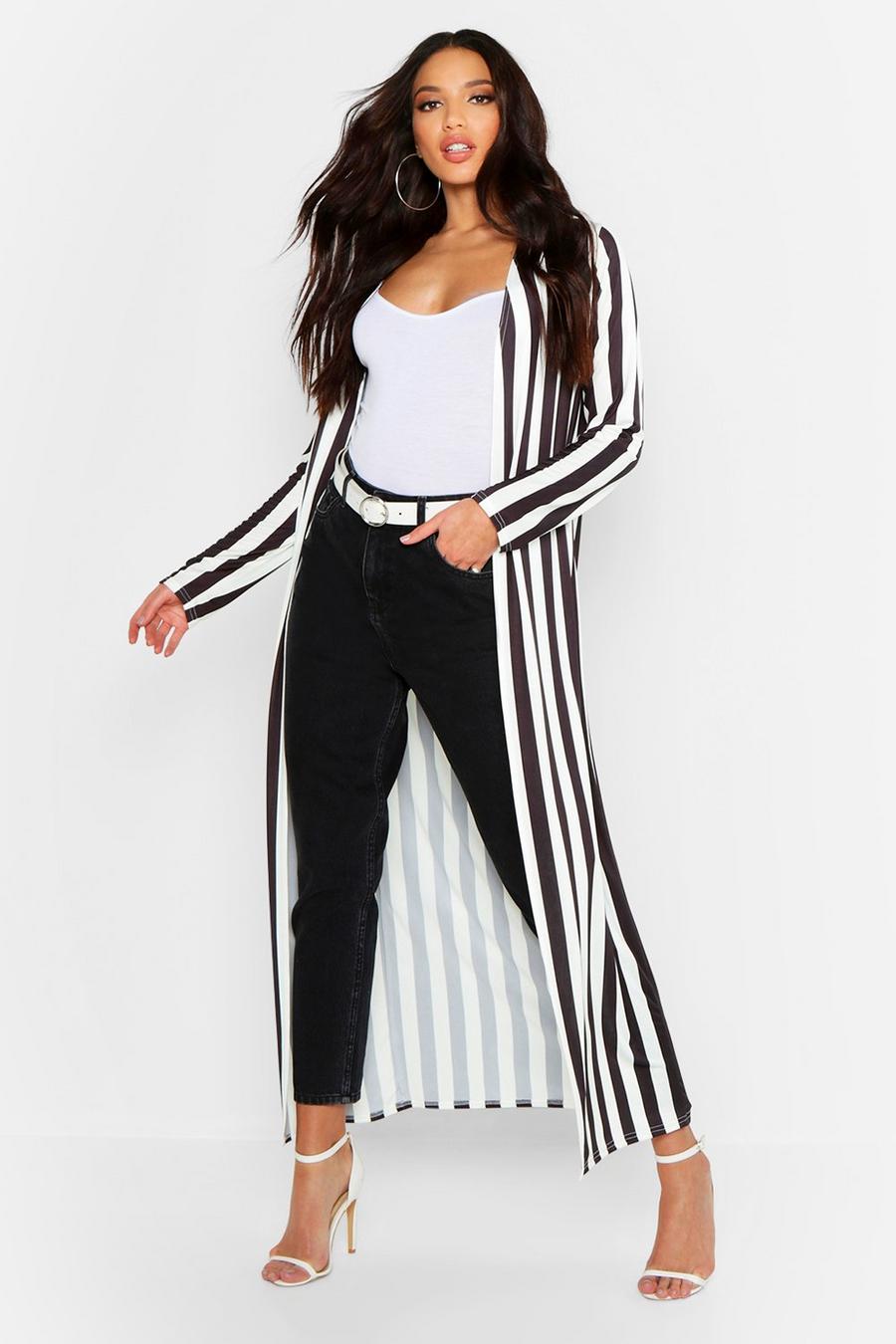 Slinky Stripe Duster Jacket image number 1