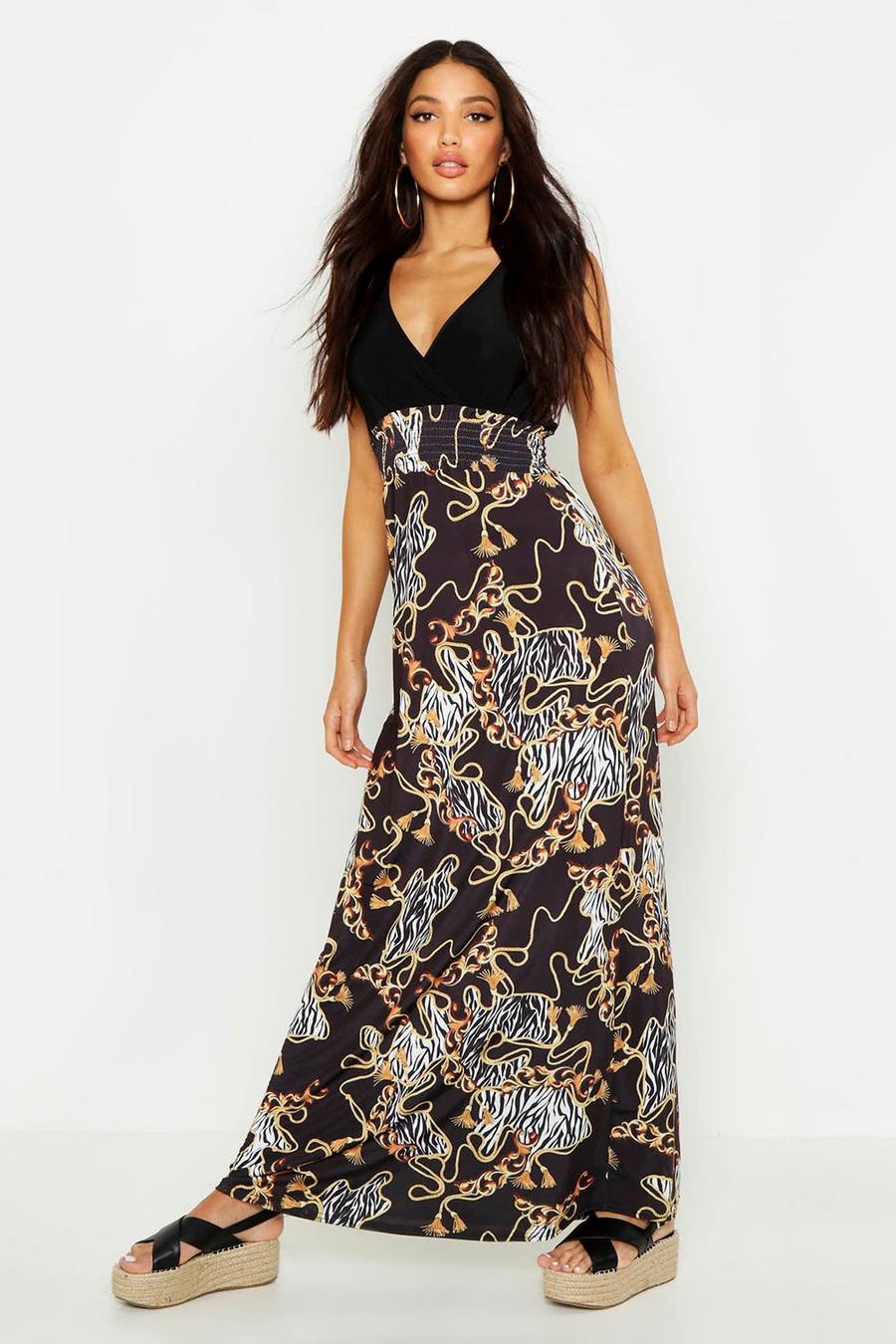 Chain Print Maxi Dress image number 1