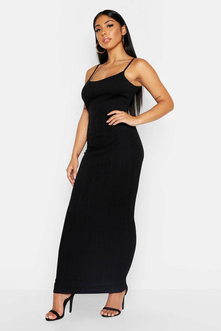 Strappy Wide Rib Maxi Dress image number 1