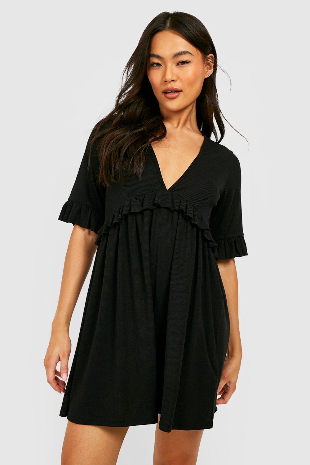 pinstripe shift dress