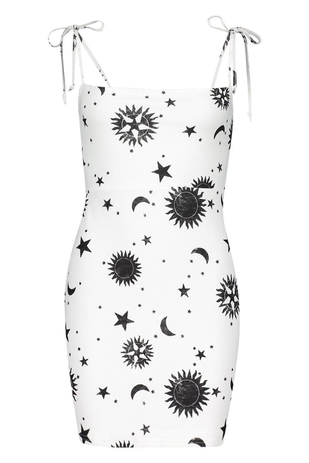 boohoo celestial dress