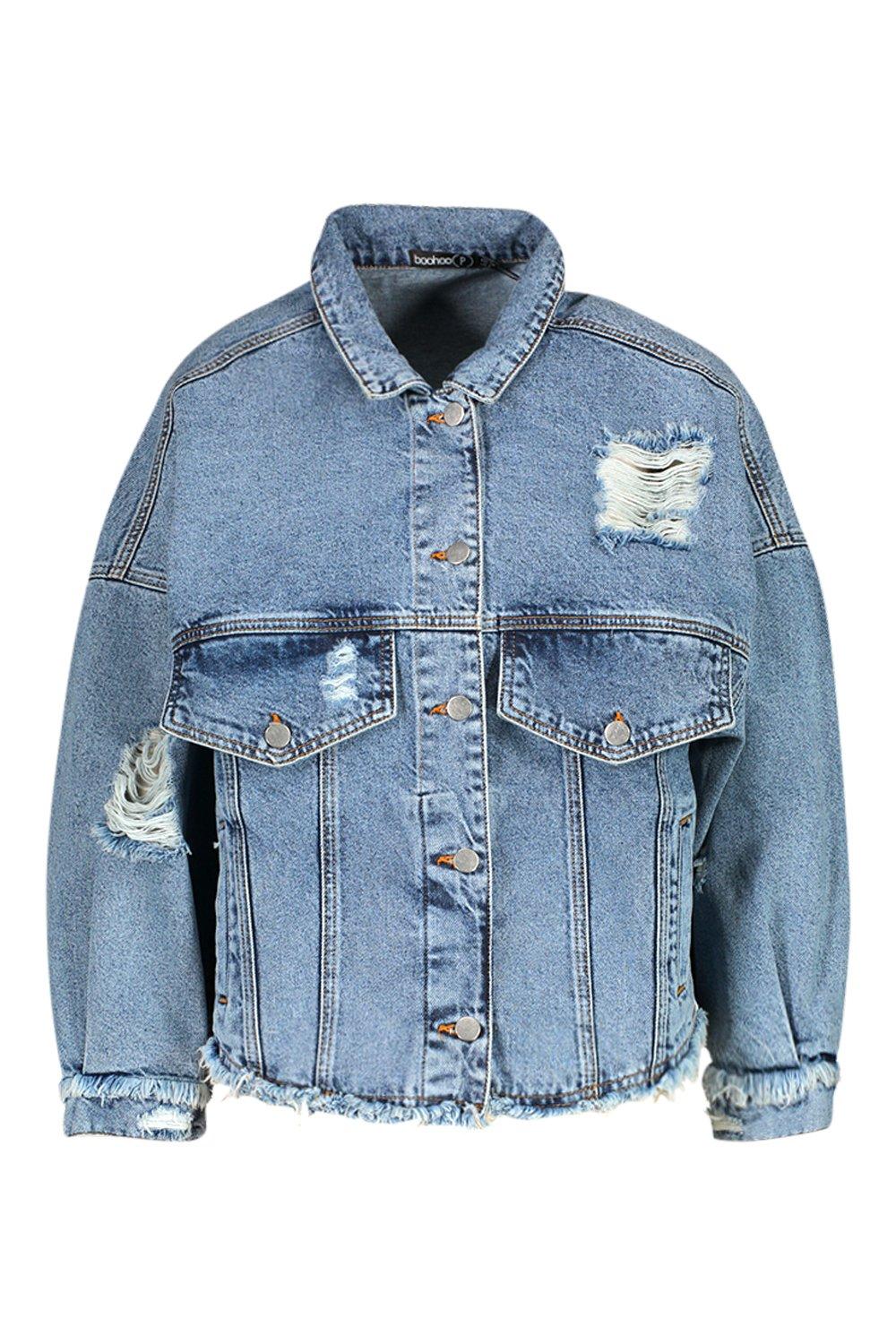 batwing denim jacket