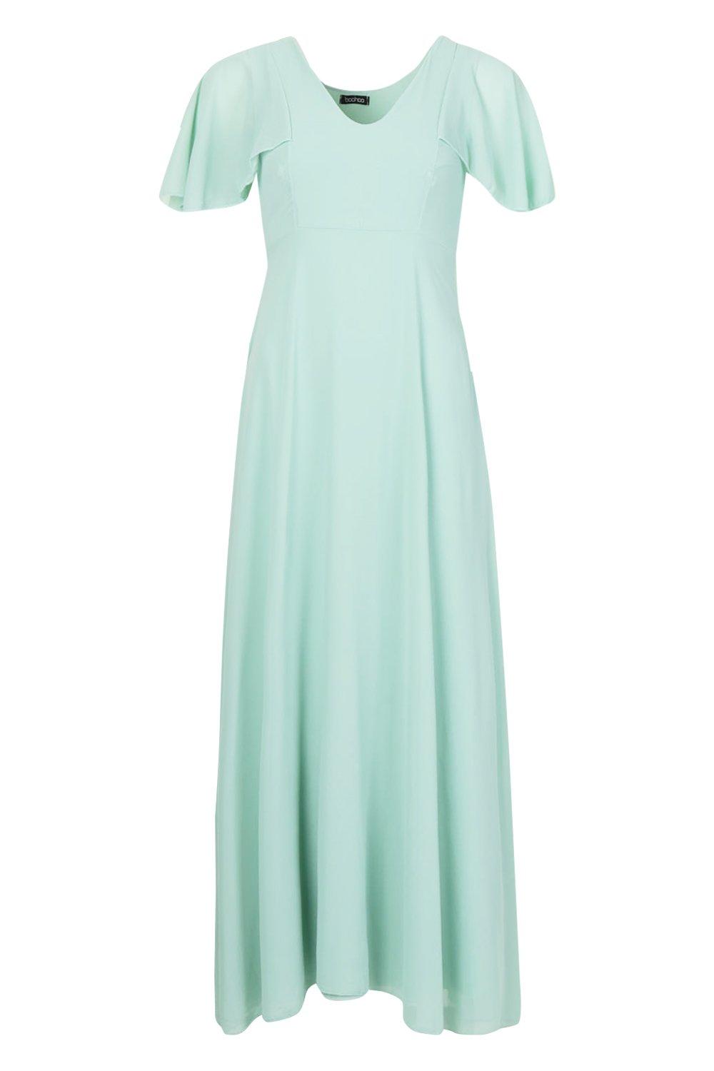 boohoo mint green dress